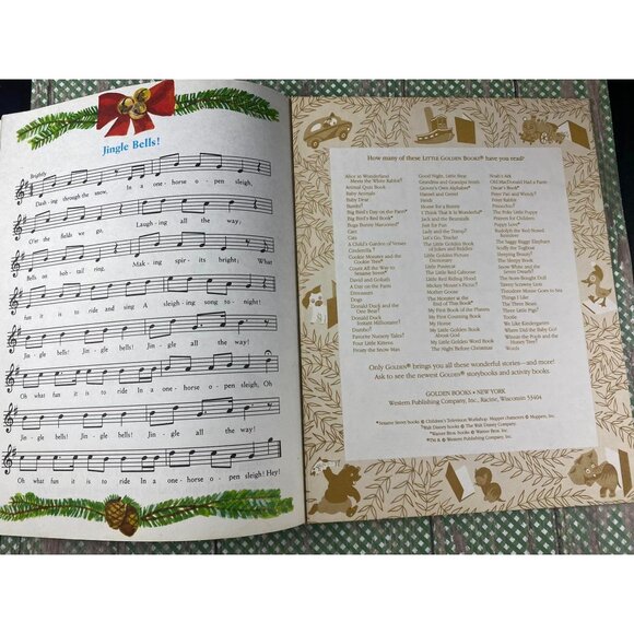 Jingle Bells A Little Golden Book 1964 Illustrated By J.P. Miller Vintage Childr - Picture 5 of 8